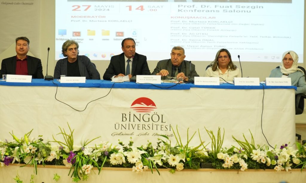 Bingöl Üniversitesi’nde “Hilmi Ziya Ülken Paneli” Düzenlendi