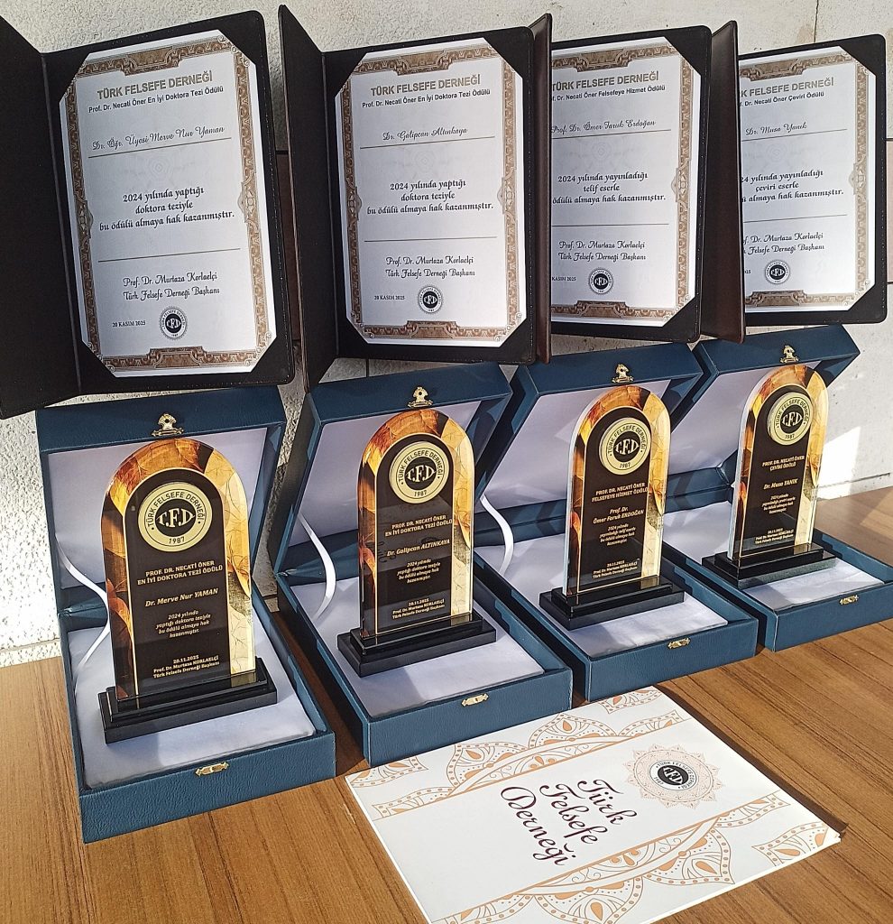 2025 Yılı Prof. Dr. Necati Öner Felsefe Ödülleri Açıklandı